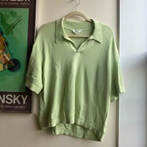 KOTN Apple Green Knit Polo